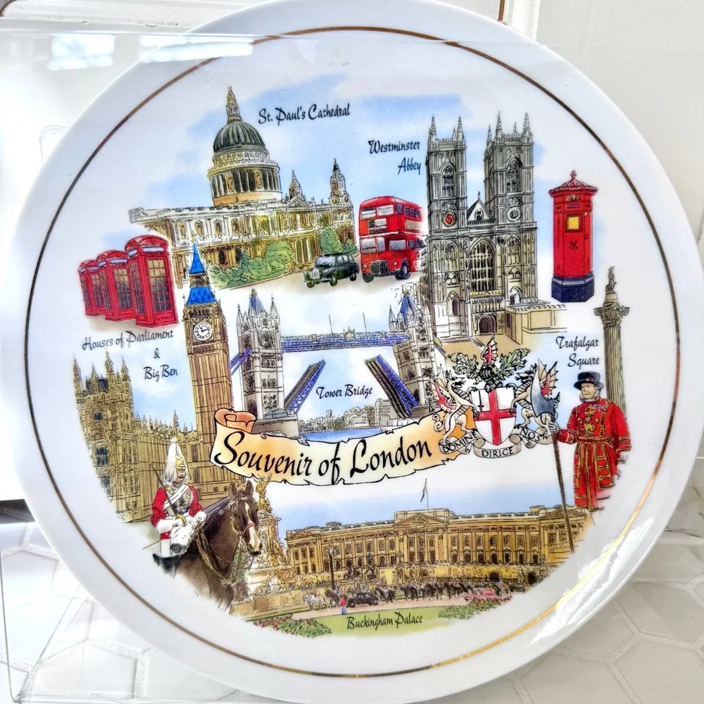 London Souvenir Decorative Plate